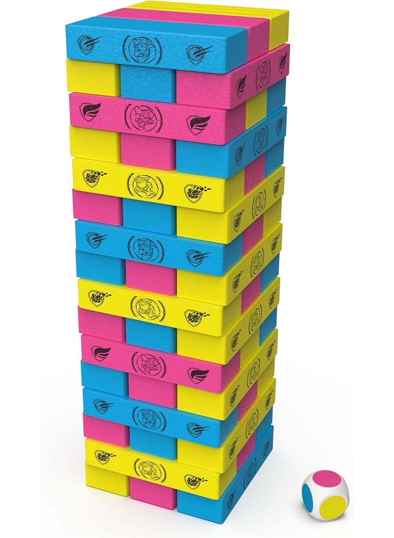 Spinmaster 🧱 Paw Patrol Jumbling Tower Game – The Mighty Movie | Spin Master Games - Image 3